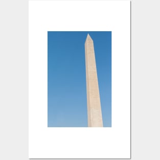 Washington Monument tall obelisk in National Mall Posters and Art